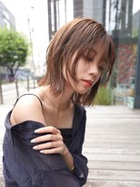 ニコ トウキョウ 渋谷(nico TOKYO)&nbsp;ミディアムレイヤーカットボブウルフ/10代20代/インナーカラー