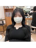 ロングレイヤー/レイヤーカット/前髪/韓国ヘア/仙台/艶暗髪