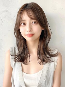 ブロウ ネックス ザ サロン 表参道(VLOW nex the salon) 【hit style＃13】愛されミディアムレイヤー vlow 表参道 韓国