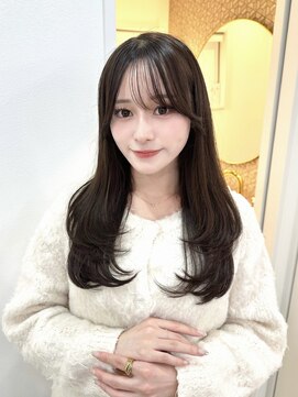 レミエ ダイカンヤマ(lemiie) 韓国レイヤー★レイヤーカット★ロング