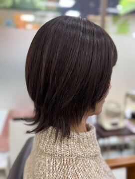 シーズンプラス(SEASON PLUS) 絶壁解消/ひし形/大人可愛い/斜めバング/40代/ミセスヘア23A