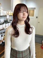 シー.(SHE.)&nbsp;【SHE.】レイヤーカット/暖色/チェリーピンク/ブリーチなし