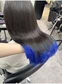 裾カラーブルーグラデーションカラーデザインカラー