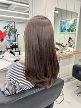 バルベストーキョーサウス(BARBES TOKYO SOUTH) ブリーチなしのミルクチョコレートブラウンカラー【清板】