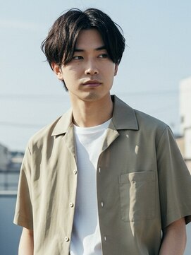 キャンバス バイ ネオリーブ 横浜西口(Canvas by neo.) フェザーパーマ/センターパート/ニュアンスパーマ/マッシュ/横浜