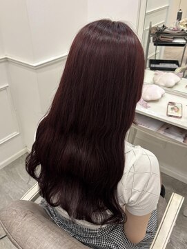 リルミー(Lilme) ブリーチなしでワインレッド*まゆ