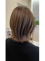 ヘアメイク アリエス 富谷店(HAIR MAKE aries) 抜け感ハイライトの外ハネヘア