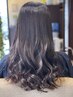 カット+カラー+低温デジタルパーマ+炭酸泉付￥22500