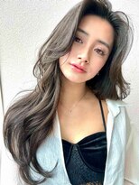 ミンクス 原宿店(MINX) 【MINX】くびれヘア+くすみベージュハイライトカラー_表参道