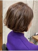 ショートボブスタイル/ふわっとしたボブの質感がかわいい♪