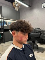 リッチブランドアンドコー(Rich Brand&Co)&nbsp;スパイキーショート　フェード　スペインカール　ルーズパーマ