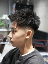 メッツ 原宿(METS)&nbsp;MEN'S/ツイストピンパーマ×フェード/ツイスト/ツイスパ