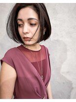 リアン ヘア ライム 豊橋(lien.hair rhyme)&nbsp;大人カッコいいショートボブ ワンレングスボブ 20代30代に人気◎