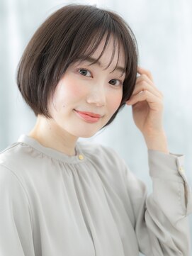 ドクターズサロン LAB 小山店 髪質改善グレーベージュボブヘルシースタイルt小山20代30代40代