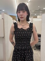 ディアローグ 自由が丘Luz店&nbsp;フルバング/レイヤーボブ/ブラウンカラー