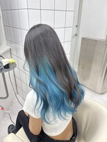 ギア(GEAR.)&nbsp;最強推しカラー☆☆周りと差がつく水色×黒色デザインカラー