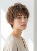 ショート×パーマ
