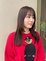 ラヴィズム 小新店(LUVISM)&nbsp;顔周りレイヤー/オリーブベージュ/ダブルカラー/西区/小新