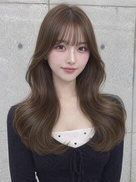 エヌアイ オモテサンドウ(ni omotesando) 柔らかヘーゼルベージュ＊シースルー前髪まとまるレイヤーカット