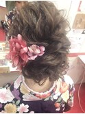 袴ルーズアップスタイル