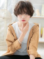 モッズヘア 上尾西口店(mod's hair) アシンメトリーなくせ毛風マッシュショートb上尾20代30代40代