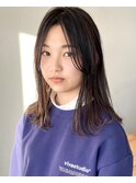 インナーカラー シースルースタイル