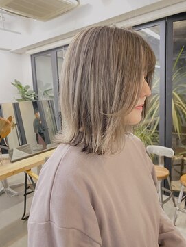 フラム 渋谷(flamme) 【flamme】シアーグレージュ