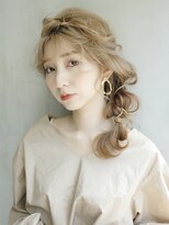 編みおろしアレンジ_ローライトスリークボブ厚めバング_27495