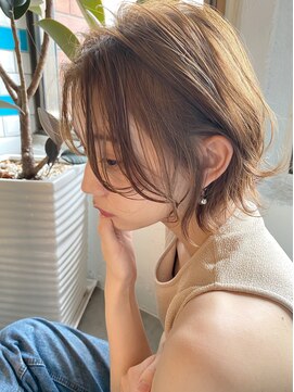 シー バイ ロンド 新宿(Sea by Lond) 【藤原三知代】耳かけイメチェン夏ボブ