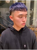 【MORGAN】ダークアッシュブルーショート