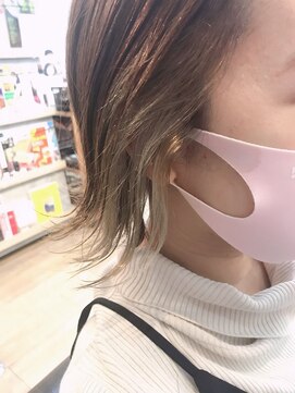 ギフト ヘアー サロン(gift hair salon) クリアグレージュ☆インナーカラー