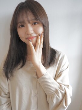 リム(RiM...) 【2,30代】大人可愛シースルバング×ナチュラルスモークアッシュ