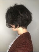 大人可愛いマッシュエッジショート