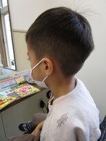 コアフィールフィス(COIFFURE fils)&nbsp;【見附・今町】キッズカット　アシンメトリー　刈り上げ