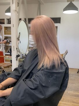 ログ オモテサンドウ(L.O.G OMOTESANDO) 『 ケアブリーチ 』ミルクティーアッシュ 10代20代 表参道