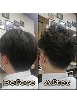 フィリア 台原店(Filea)&nbsp;【BeforeAfterメンズパーマ】スガワラ担当