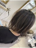 グレージュ系ハイライト