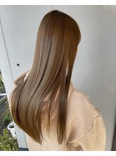 シルク質感の【究極】の自然な美髪矯正ナチュラルストレート【触り心地が他とは違います】