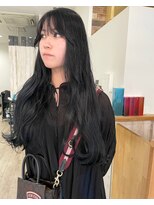 カミエ(kamie)&nbsp;＊ブルーブラック 地毛風カラー 神戸 三宮