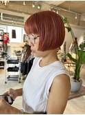 ミニボブマッシュボブオレンジボブピンクボブショートボブ