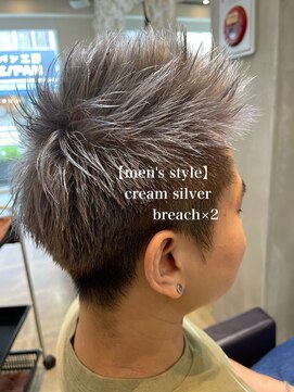 レム 綱島店(REM) 【メンズスタイル】短髪×グレージュ