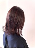30代40代◎白髪ぼかしカラーの結べるボブ