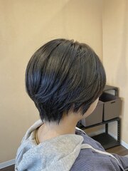 【山本智文】黒髪ミニマムショートカット