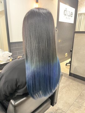 デューヘアー(due hair) デザイングラデーションカラー