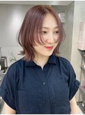 ぷつっとボブ×顔まわりレイヤー