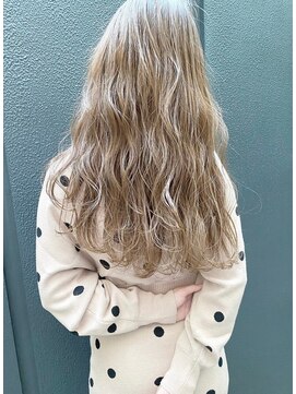 ムク 横浜店(muku) ミルクティーベージュダブルカラーケアブリーチインナーカラー