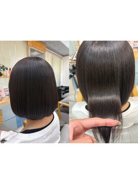 キーロ センター南(kiiro) ボブ×縮毛矯正