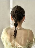 【qumu MARIKO】ポニーテールアレンジ×お呼ばれヘアセット