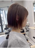 切りっぱなしボブ