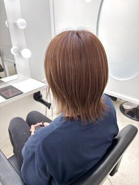 ジーナ 札幌(Zina) 髪質改善＊アッシュブラウン＊外ハネレイヤー＊美髪【Zina札幌】